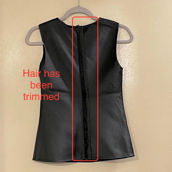 ALEXANDER WANG Scuba Sleeveless Zip Back Top in‎ Dark Navy - Picture 3 of 5